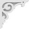 Ekena Millwork Hurley Architectural Grade PVC Corbel, 1 7/8"W X 10"D X 10"H CORP01X10X10HU - alternate 2